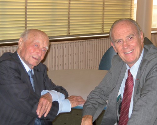  René Jacquier with Professer Henri Joyeux